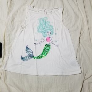 Sleeveless mermaid shirt